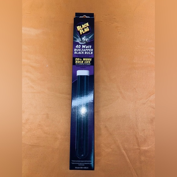 Black Flag 40 Watts Bug Zapper BlackReplacement Bulbs New in Box. - Picture 2 of 4